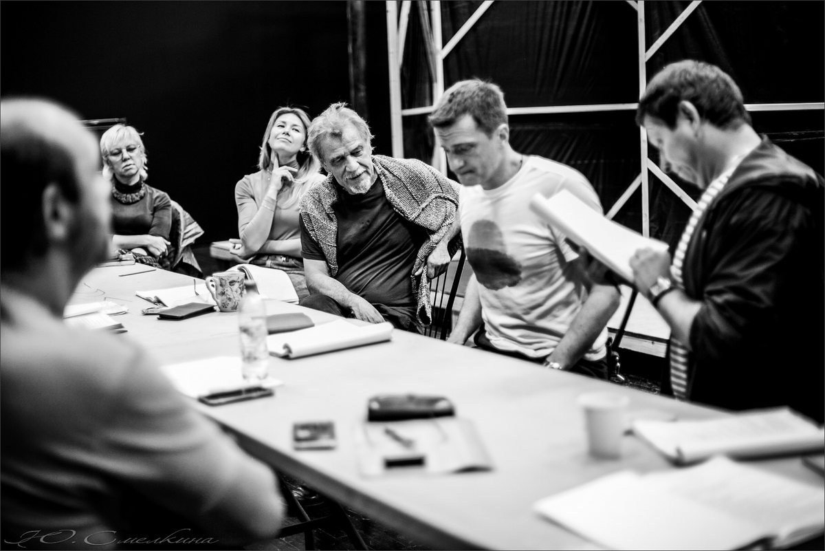 Репетиции спектакля. Фото Юлии Смелкиной