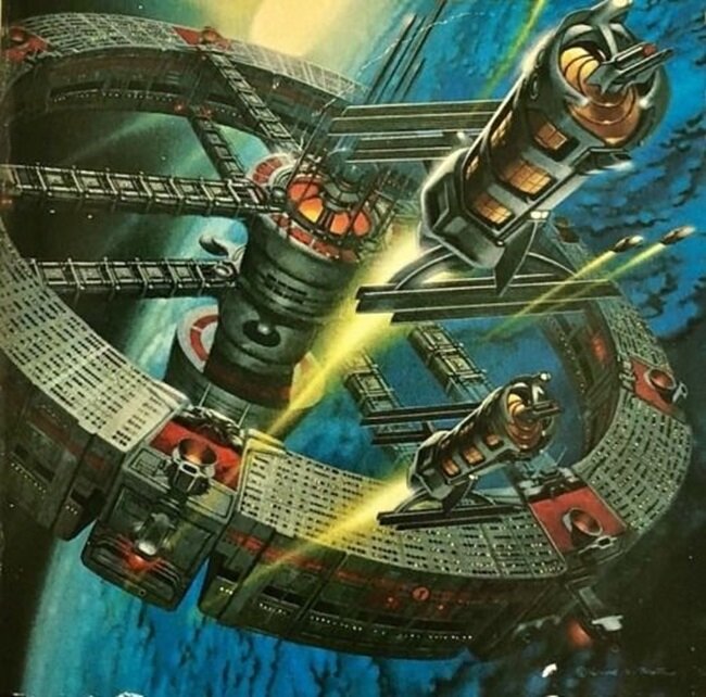 В качестве иллюстраций я взял обложки к английским изданиям, поскольку нашу нашел только в ужасном качестве, да и все равно изображение использовано от совсем другой книги - "Distant Stars" Сэмюэля Дилэни