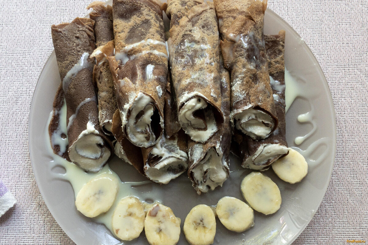 Банановая начинка для блинов