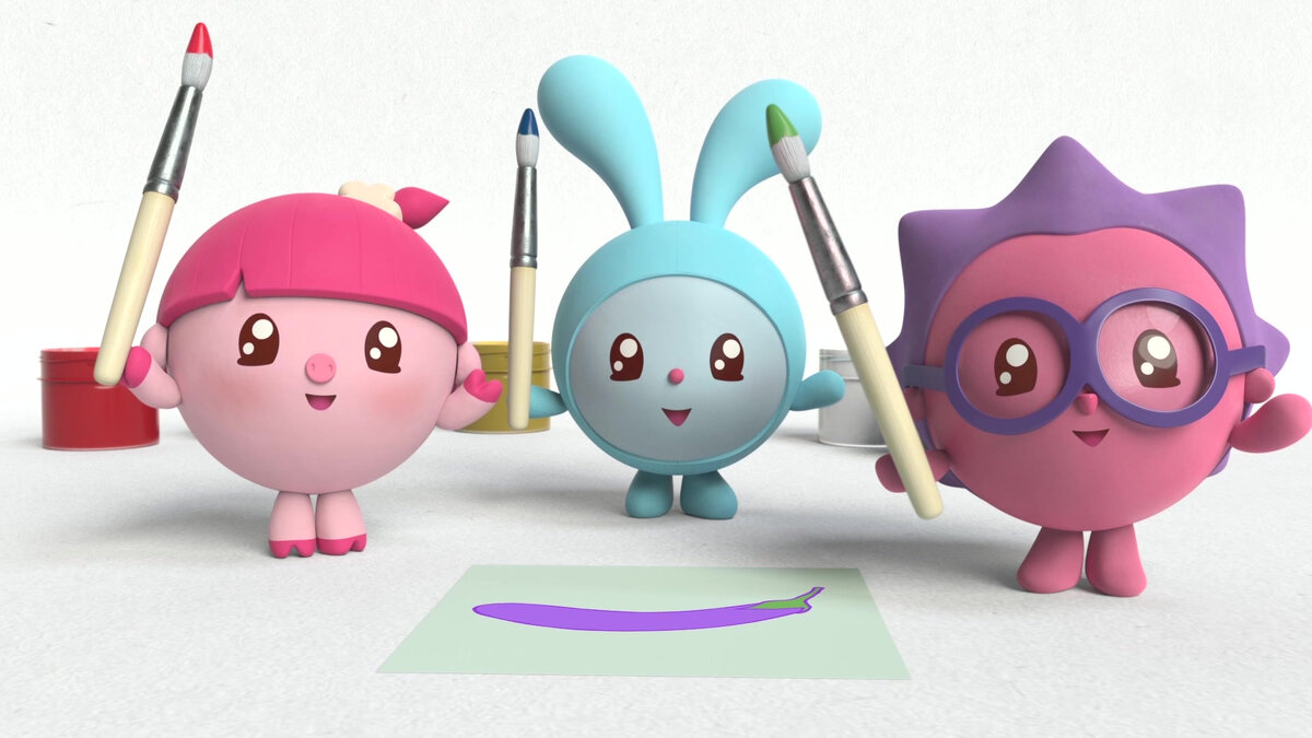 Нюшенька, Крошик и Ёжик