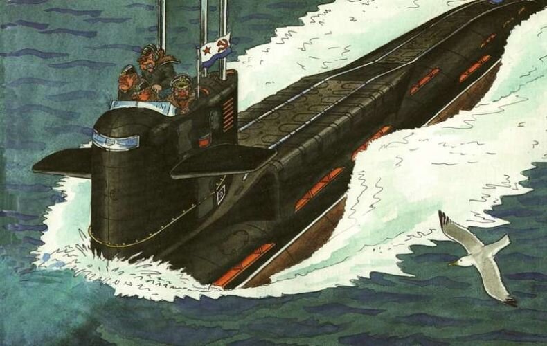 Художник Олег Валентинович Каравашкин. Юмор Северного флота.