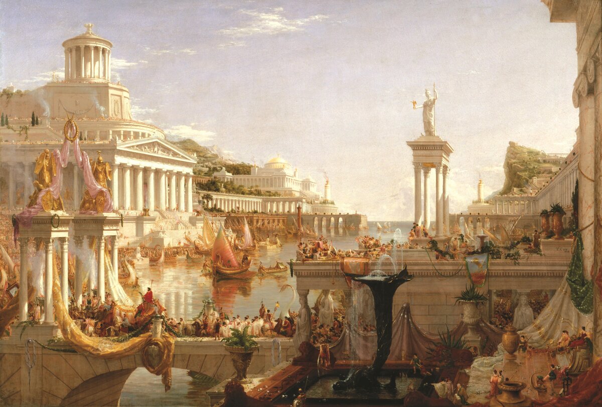 Томас Коул. Путь Империи. Расцвет (The Consummation of Empire), 1836