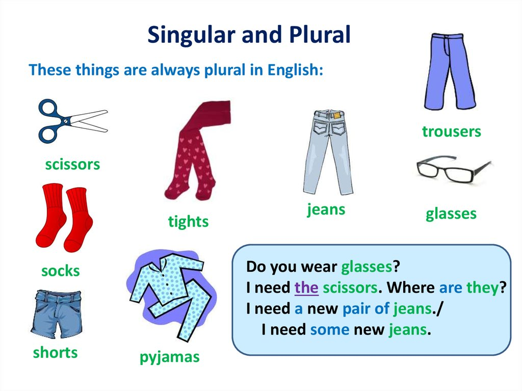 Штаны на английском. Singular and plural in English. Jeans are или is. Always plural Nouns. Singular and plural clothes.