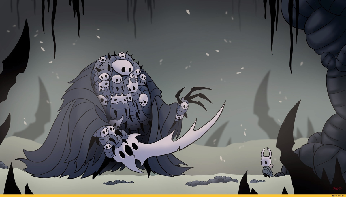 Hollow Knight новый год арт