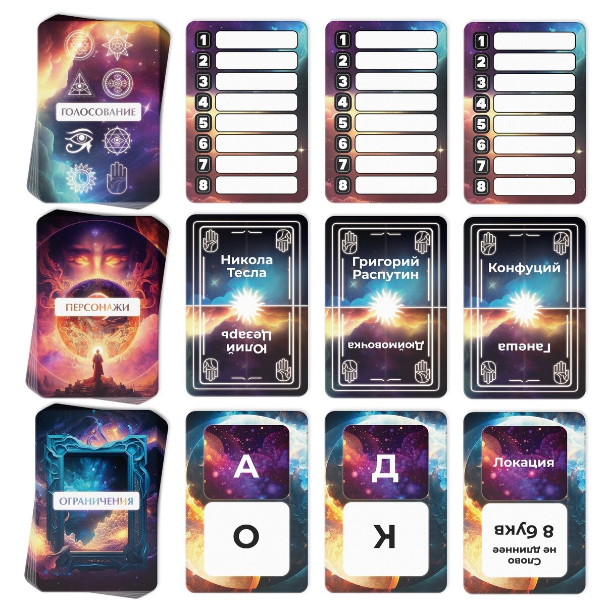 Настольная игра на ассоциации «Битва экстрасенсов»