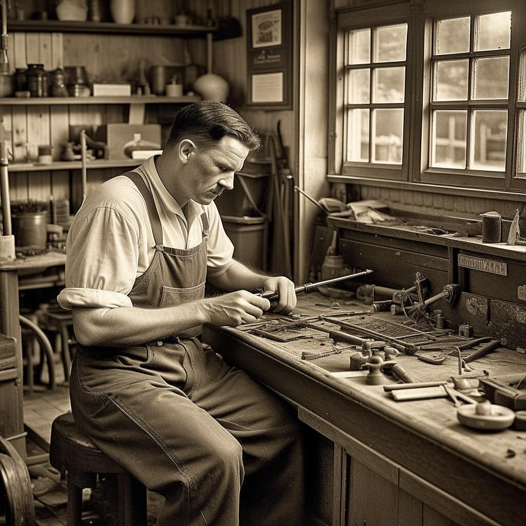 Мастер за работой