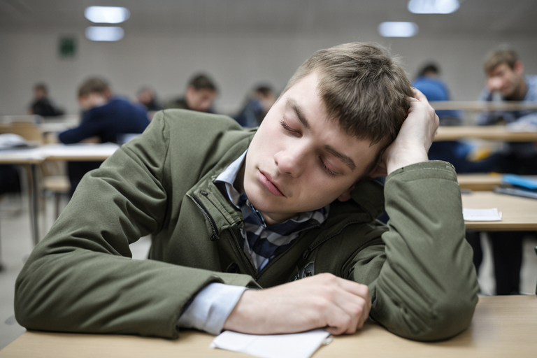 Спящий студент глазами нейронной сети