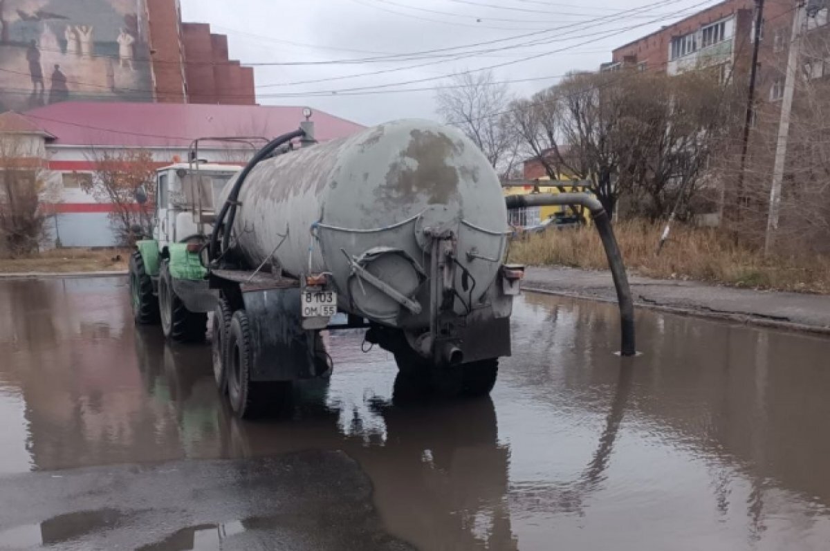    В Омске система ливневой канализации не справляется с нагрузкой
