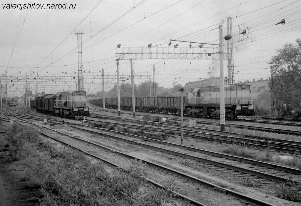 ЧМЭ5-0002. Москва, станция Люблино-Сортировочное, 1988. Фото: valerijshitov