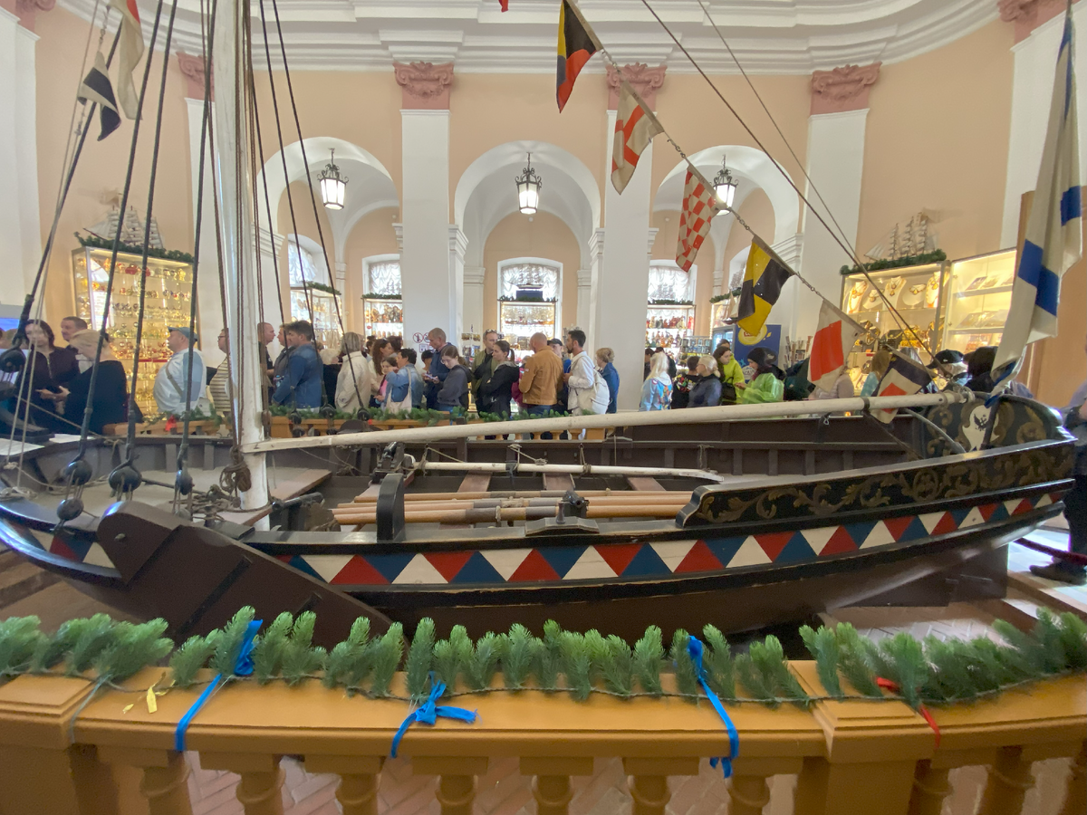 Фото автора: Копия ботика Петра I в Ботном доме.