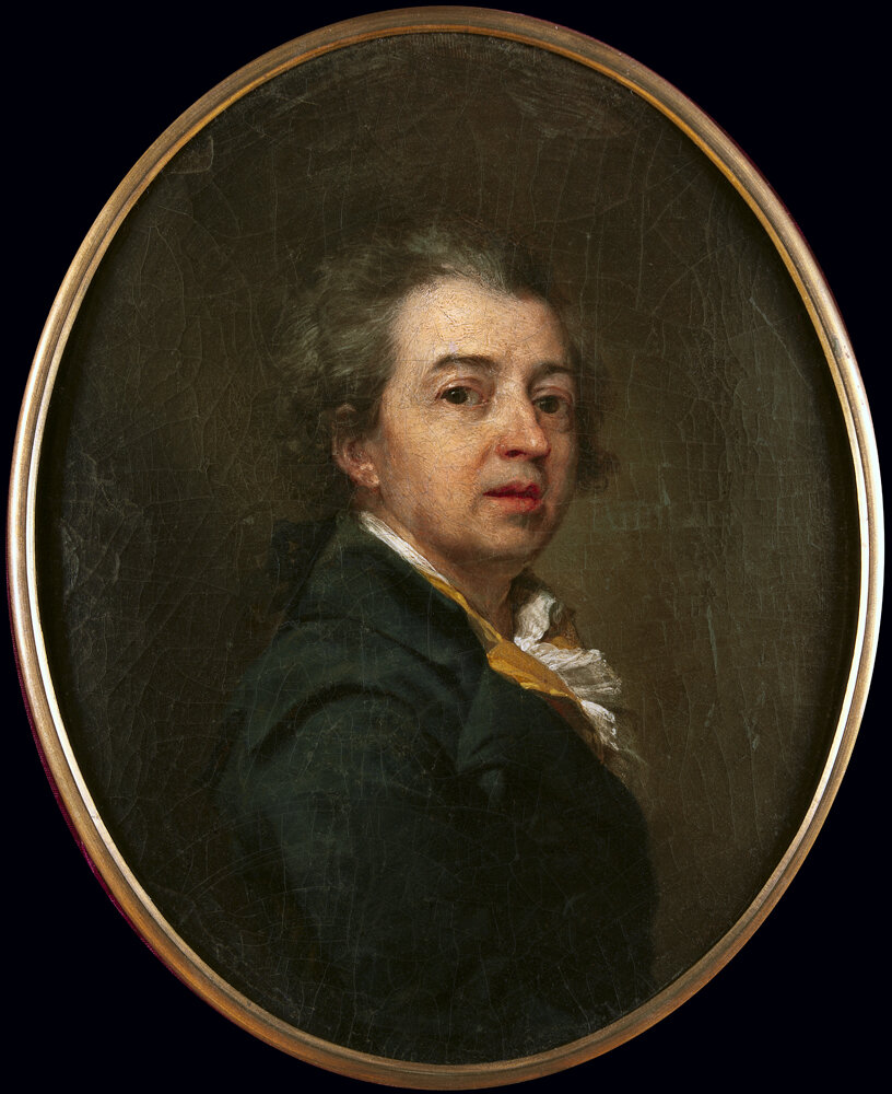 Левицкий Дмитрий Григорьевич (1735-1822) Автопортрет. 1783. Картон, наклеенный на доску, масло
