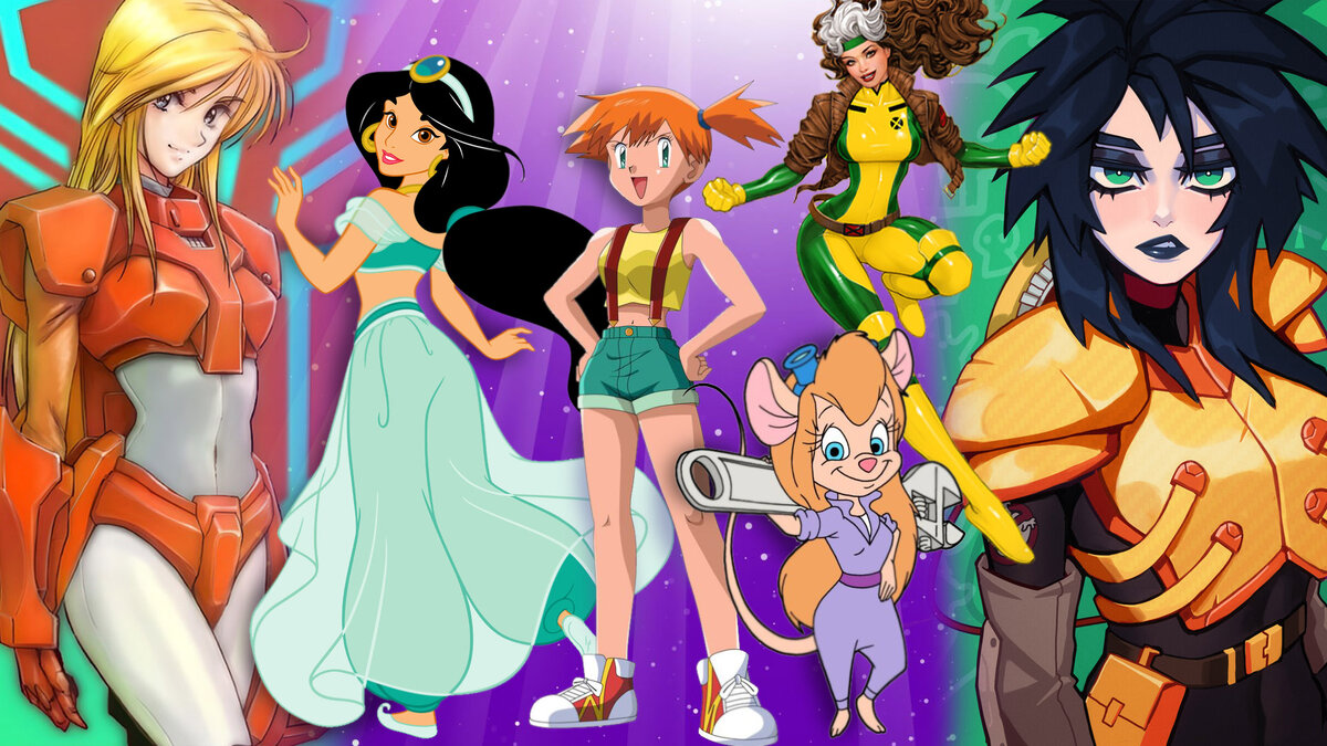 В детских мультиках из 90-х было не мало симпатичных и миловидных, проработанных женских персонажей, привлекательных, милых девочек-мультяшек, которые умели влюблять в себя.