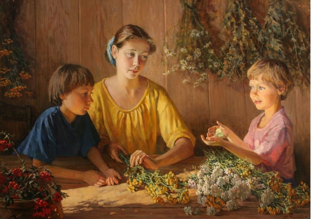 Дары уходящего лета, 2000 г художник Марина Чулович (источник яндекс-картинки)