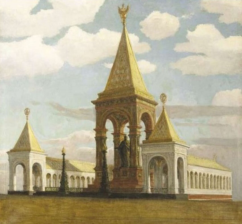 Эскиз П. Жуковского. 