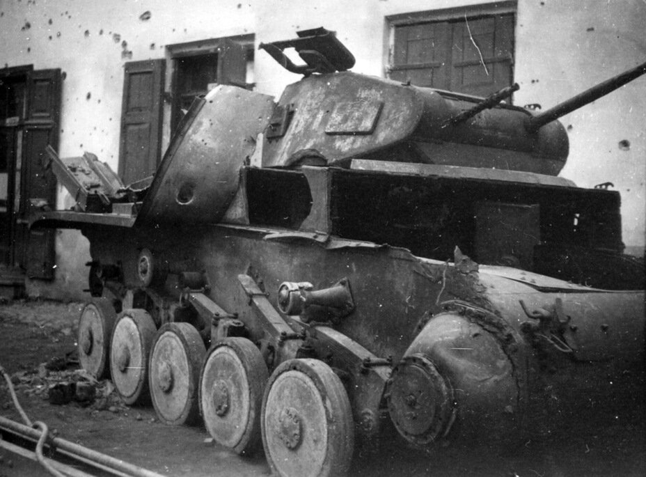 Подбитый Pz.Kpfw. II