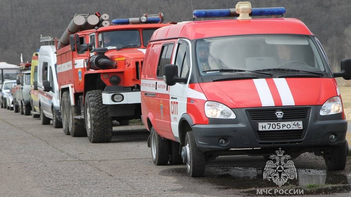   В Курске по легенде пожарных учений тушили пожар в одном из ТЦ