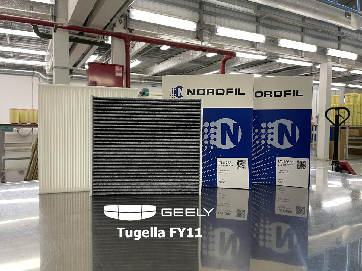 Салонные фильтры на Geely Tugella