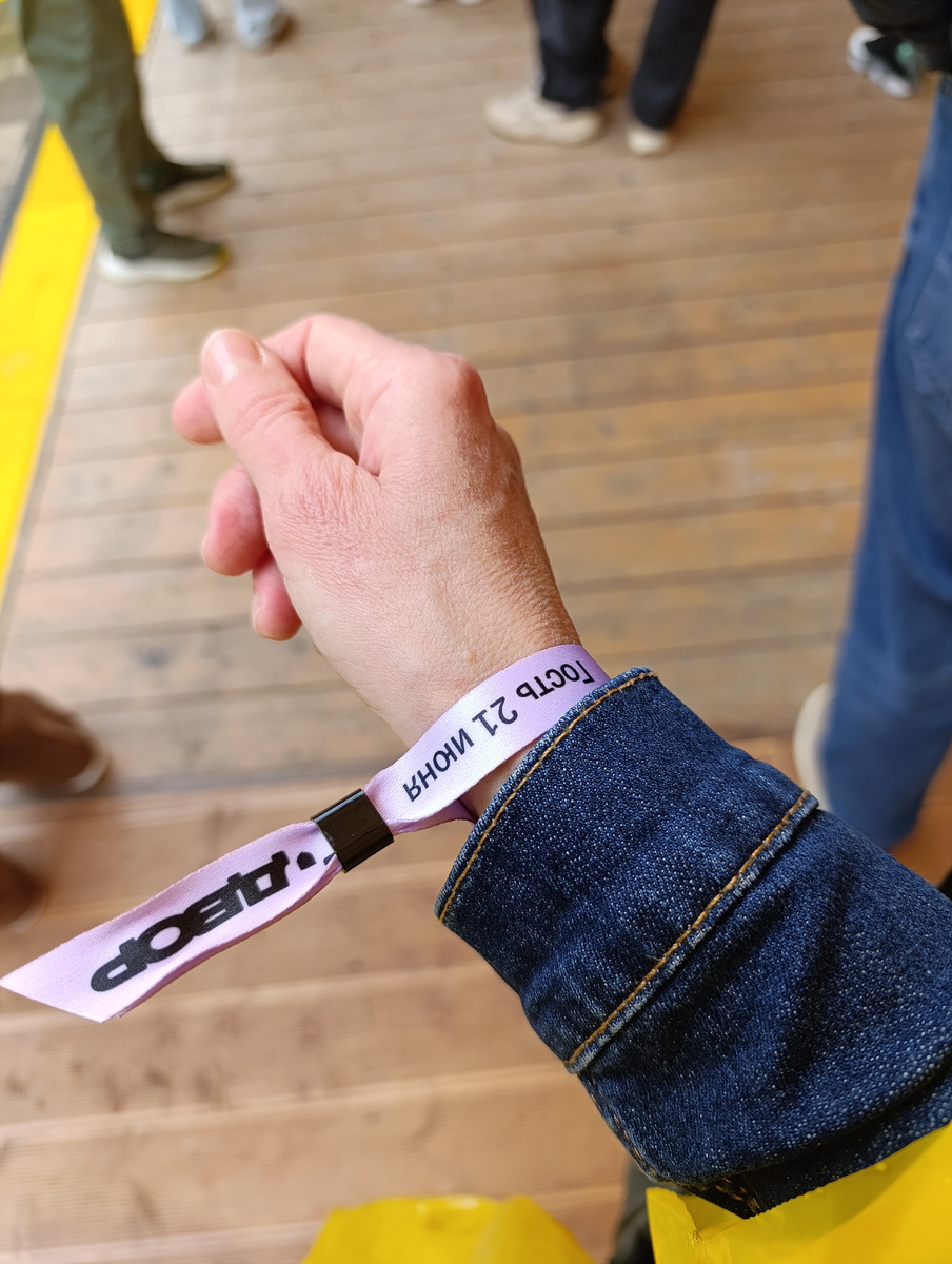 Браслет гостя 21 июня