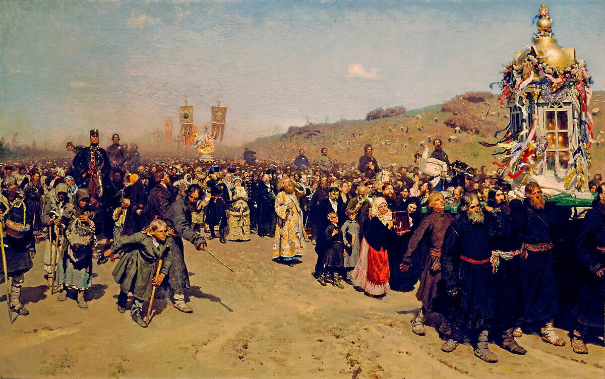 Илья Репин. Крестный ход в Курской губернии, 1880–1883
Третьяковская галерея