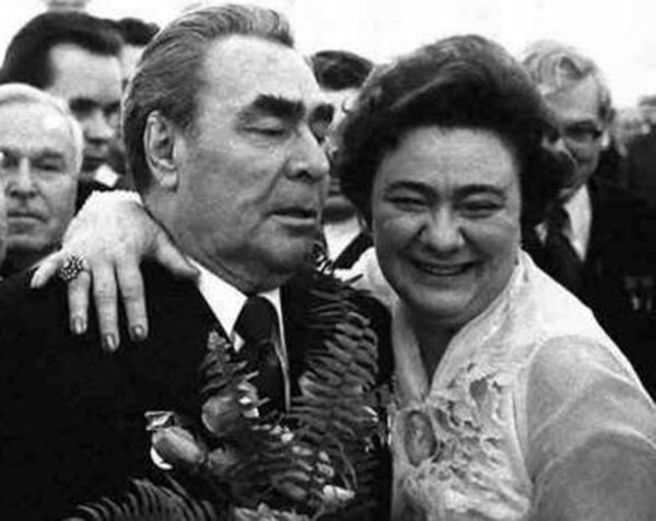 Леонид Ильич и его дочь Галина