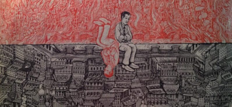 Иллюстрация к роману Курта Воннегута "Бойня номер пять"