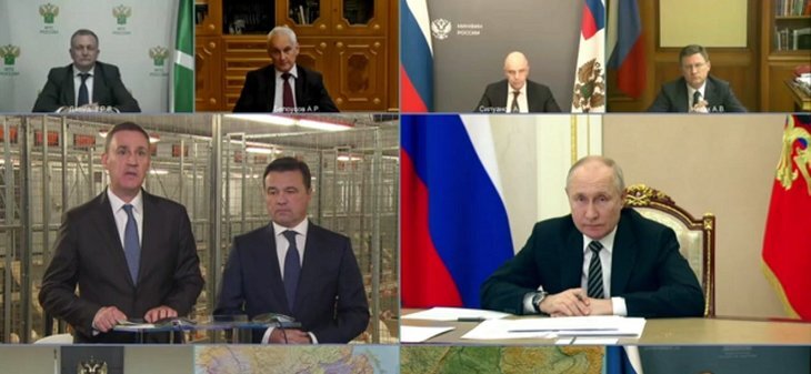    О мерах поддержки зернопроизводителей и технологического суверенитета в агропроме глава МСХ доложил Владимиру Путину