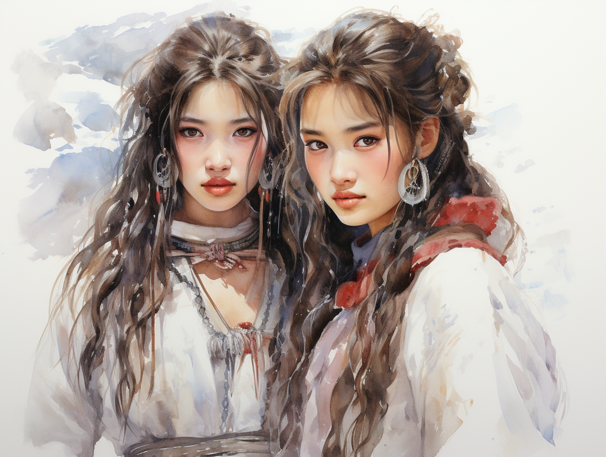 Портрет двух девушек / © WOH (Darya Vyunova)