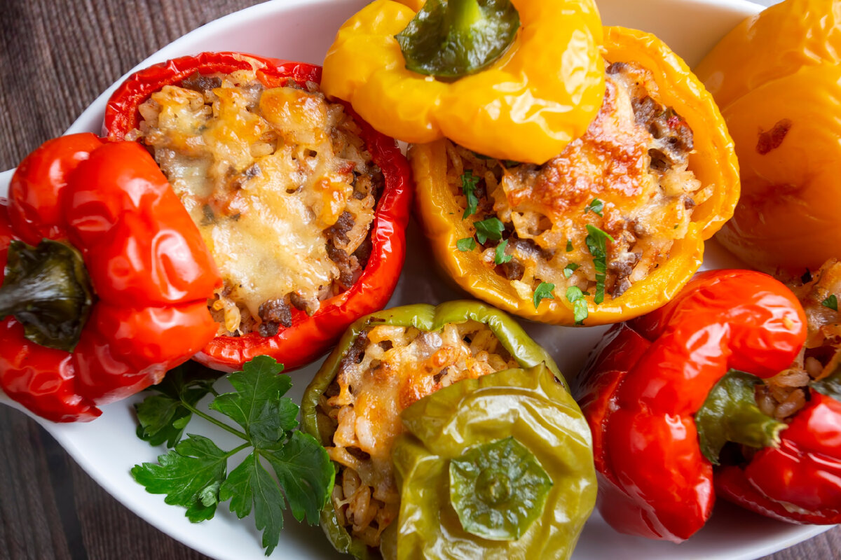 Перец болгарский фаршированный рисом и говядиной ( наша ферма ) 500 грамм - купи