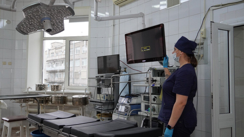     Новое оборудование в Краевой клинической больнице скорой медицинской помощи Предоставлено altapress.ru