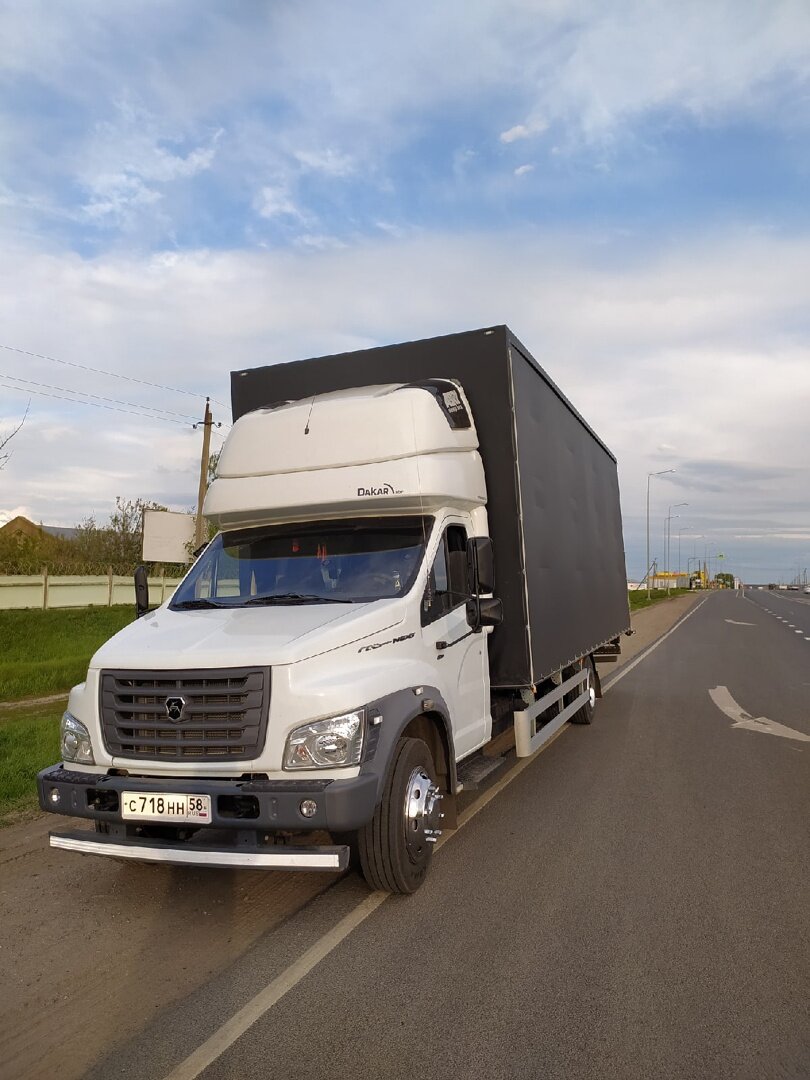 Белый спальник на Газель