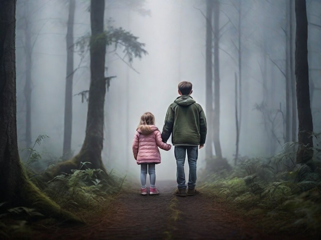 Илюстрация к авторскому рассказу "Потерянный ребенок"