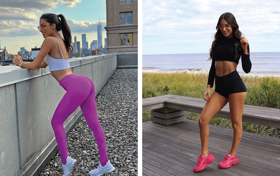 Jen Selter на шпагате