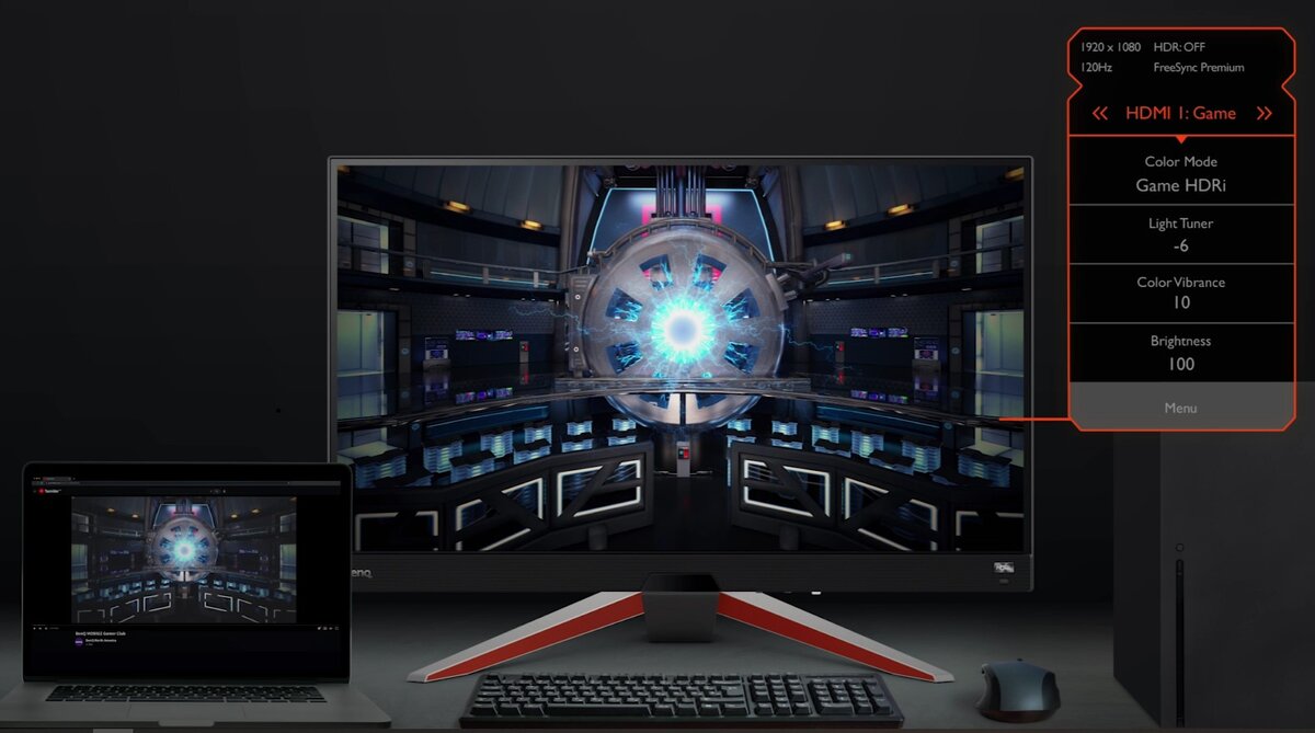 Настройки игрового монитора MOBIUZ