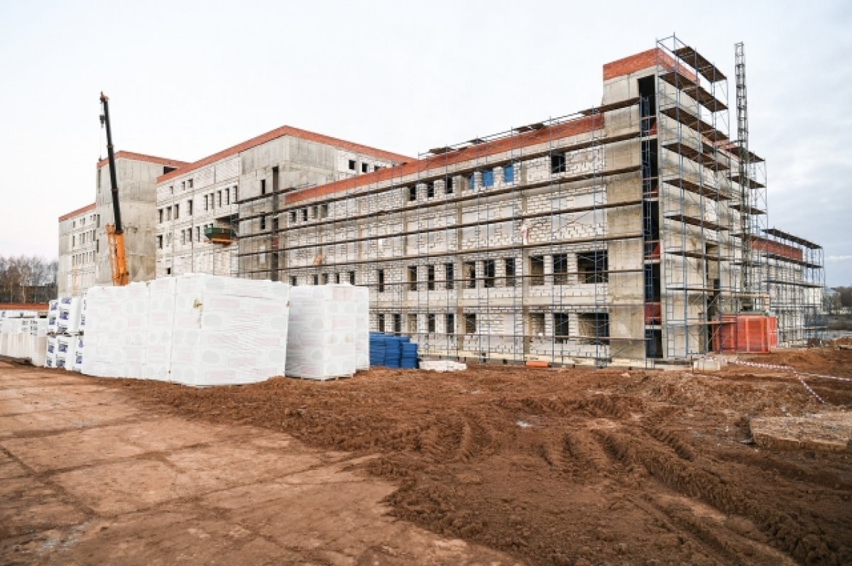    В строящейся Бежецкой ЦРБ будет вертолётная площадка и лаборатория