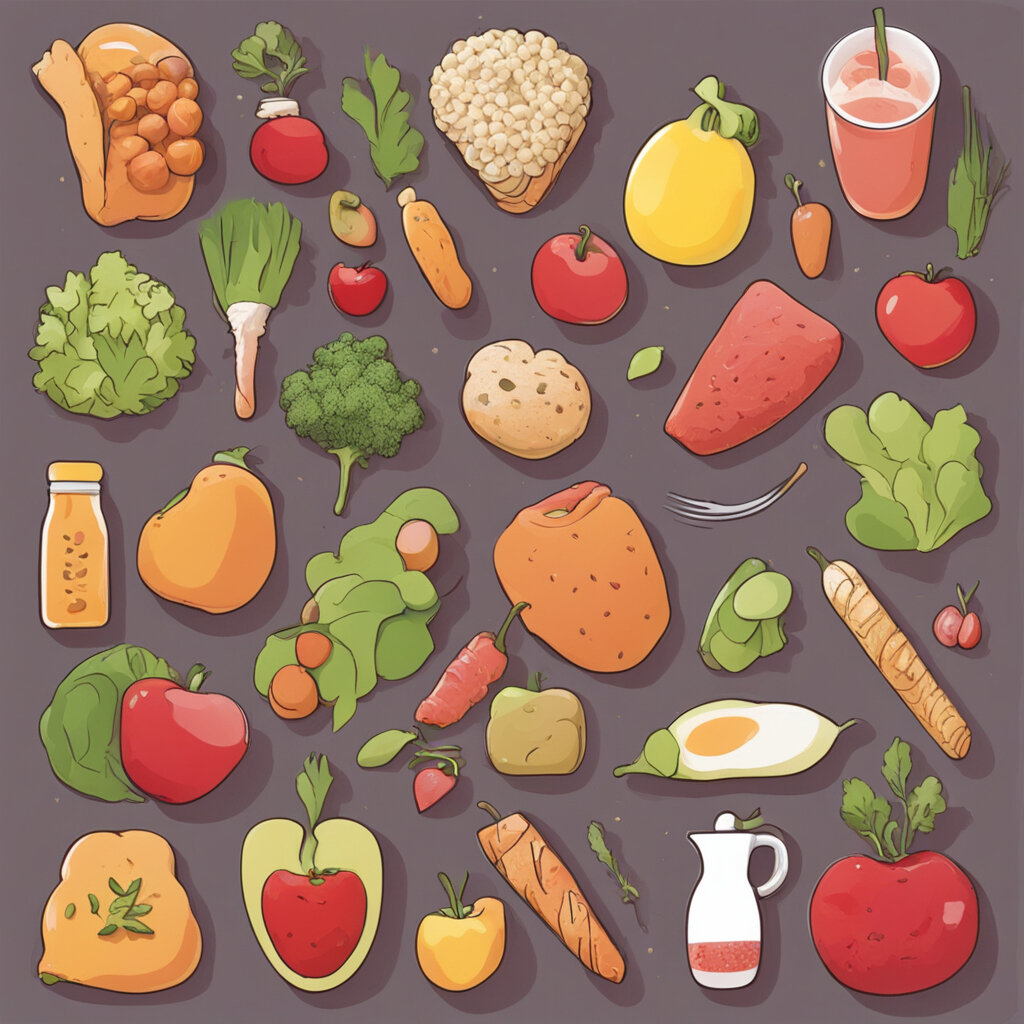 Полезные продукты легкие для пищеварения. Желательно с пищевыми волокннами