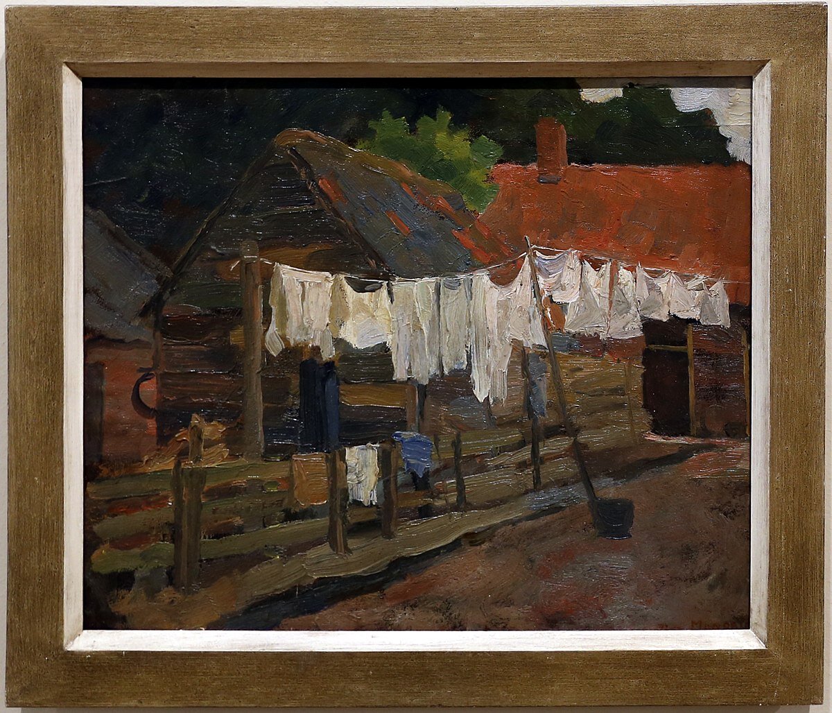 Ферма с бельем, 1897