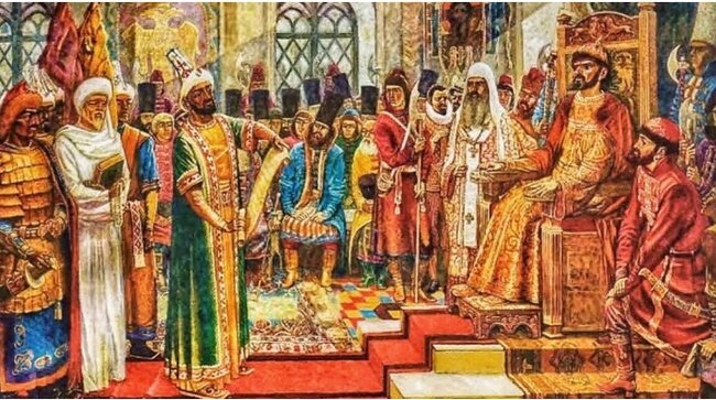 Башкирские послы у Ивана lV