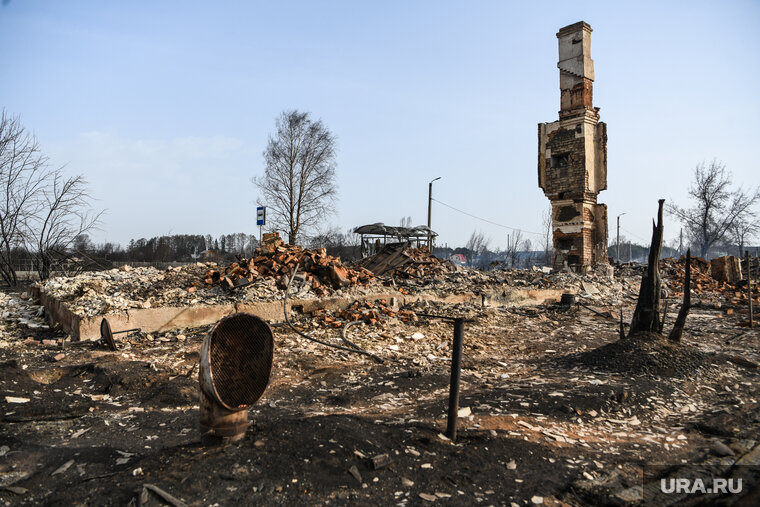    Крупный пожар вспыхнул в Сосьве весной