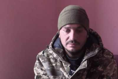    Виталий Петренко, пленный военнослужащий ВСУ ©Скриншот / видео Минобороны РФ