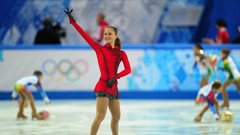 Олимпийская чемпионка Сочи-2014 Юлия Липницкая. Александр Федоров