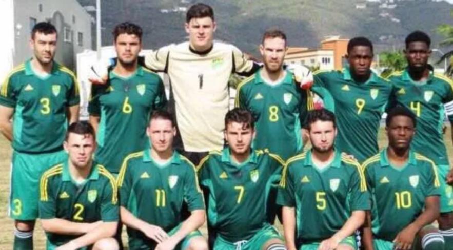 Бравые парни с Британских Виргинских островов перед очередной голевой феерией, которая порадует болельщиков другой сборной