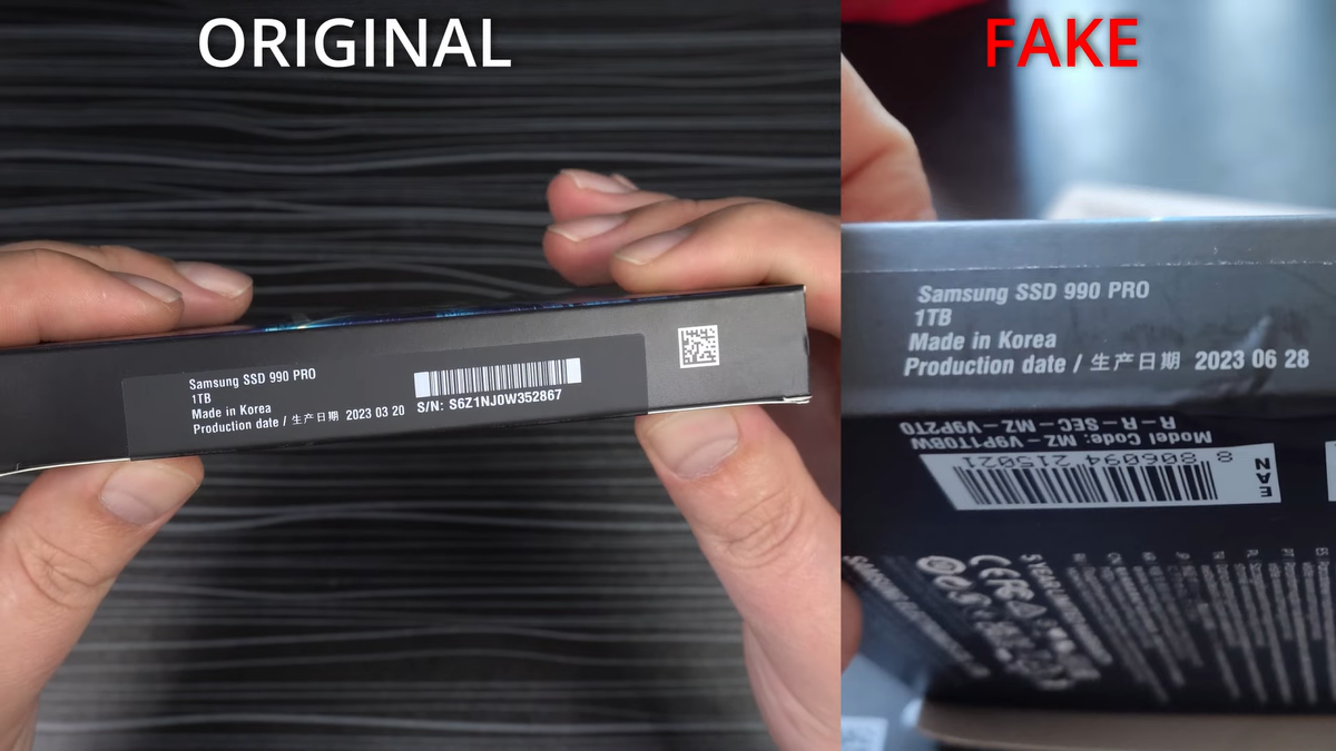 Не покупайте SSD Samsung 990 Pro — подделки уже даже в крупных магазинах РФ  | Ferra.ru | Дзен