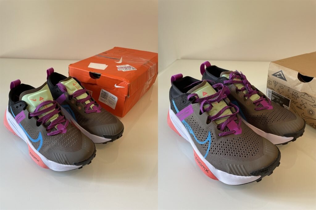 Слева - подделка, справа - оригинал
