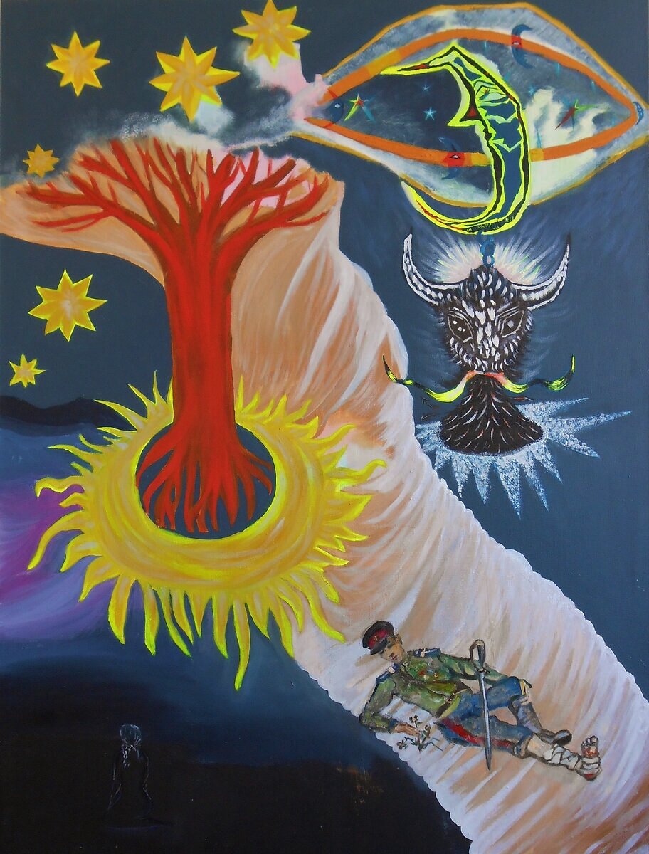 Елена Тиунова "Треугольник с фронта" 2020