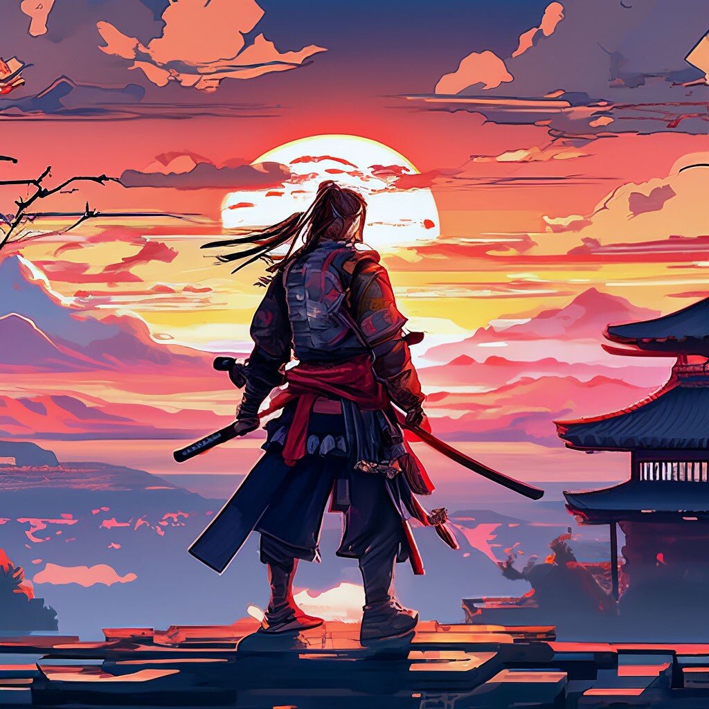 Самурай на закате. Шедеврум.