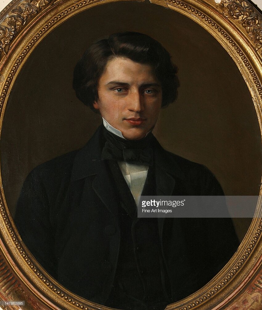 портрет Владимира Михайловича Жемчужникова (1830-1884), 1854 