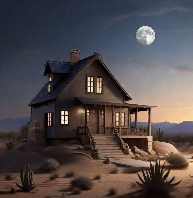 Илюстрация к авторскому рассказу "Дом со странностями"