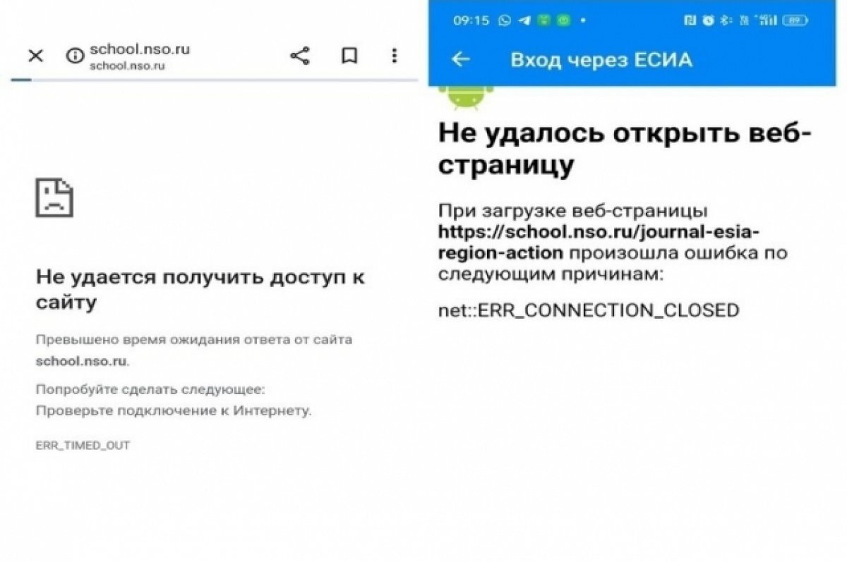    Минцифры объяснило сбой в работе электронного дневника в Новосибирске