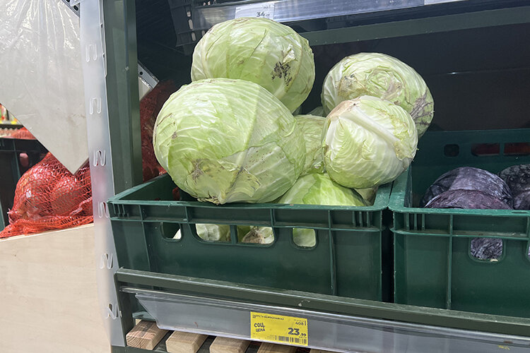    Капуста подорожала на 85%