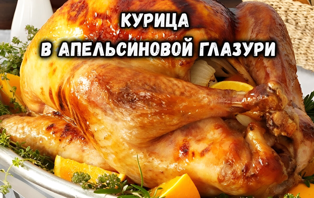 Курица в апельсиновой глазури